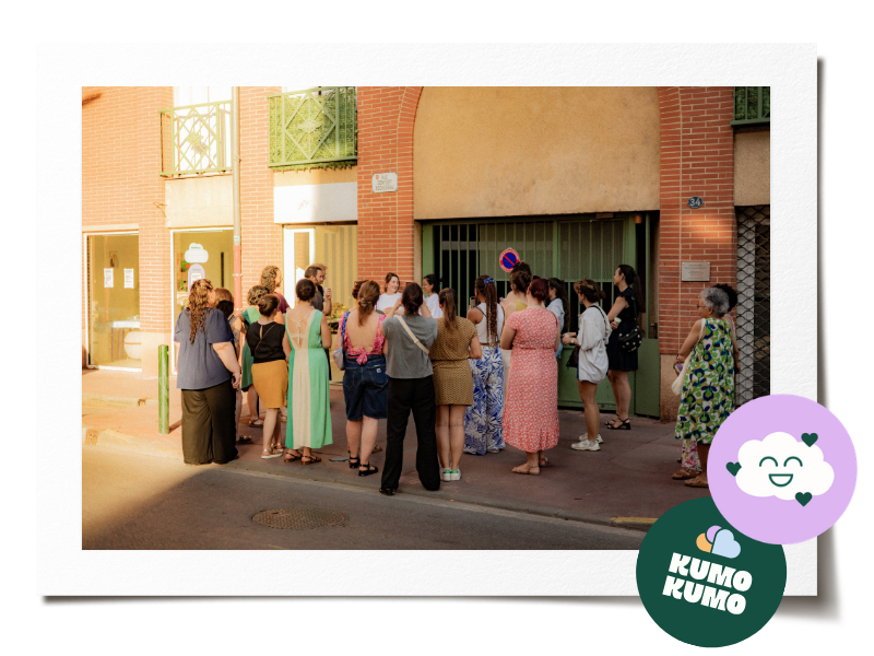 Action solidaire d'aménagement avec l'association toulousaine Kumo Kumo, soutenue par Studio Nahi.